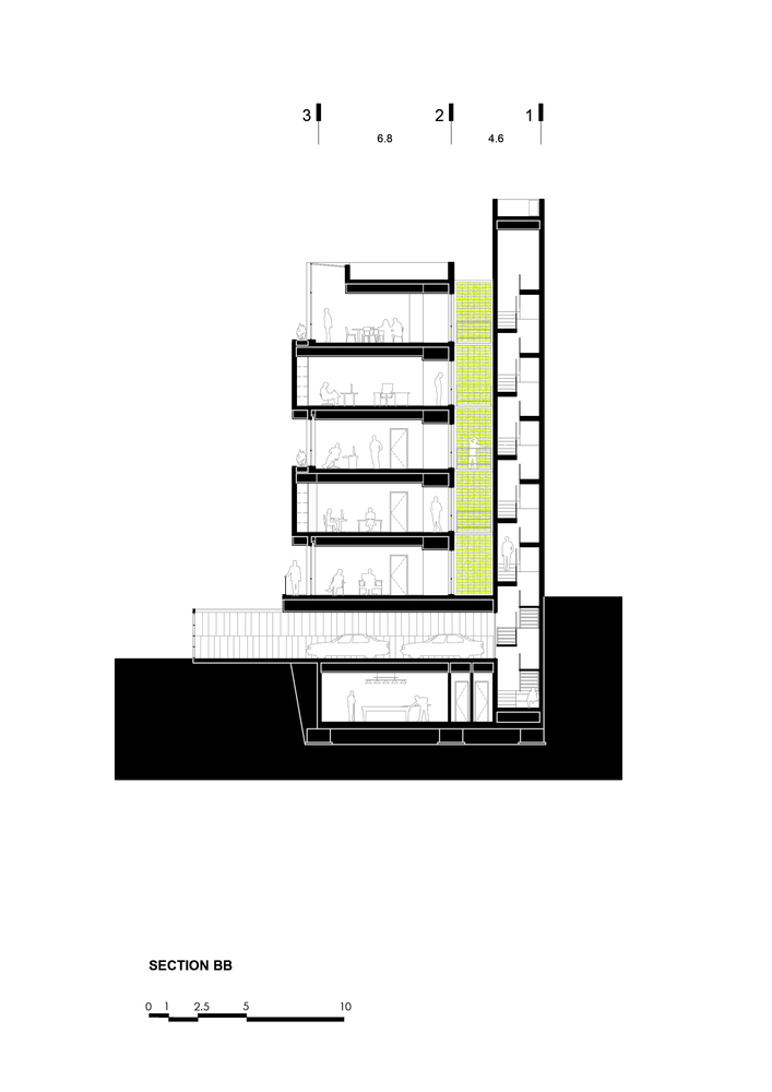 一栋建筑只做一个立面：伊朗棋盘格办公楼_33