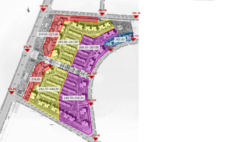 [重庆]新中式大型住宅区建筑设计方案文本分析图