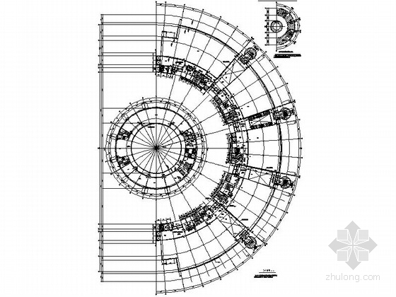 半圆建筑su资料下载-[广东]半圆式现代风格文化艺术中心建筑设计施工图