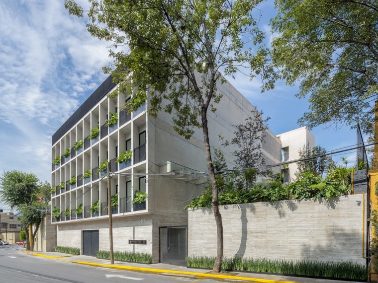 墨西哥顶层豪华公寓资料下载-墨西哥MX581公寓楼