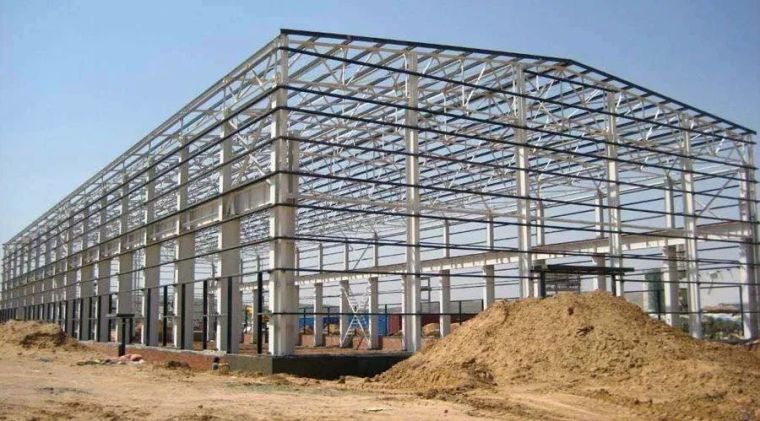 10米宽钢结构厂房图纸资料下载-门式刚架轻型钢结构厂房设计