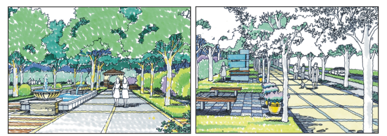 [江苏]圣芭芭拉梅梁路景观设计（生态，人文气息） A-4 效果图
