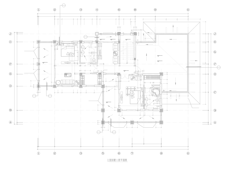 欧式三层独栋别墅建筑设计施工图-屏幕快照 2019-01-23 上午10.06.11