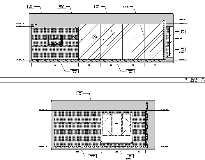 [吉林]希尔顿欢朋酒店（吉林大街）设计施工图（附效果图+软装方案）-立面图