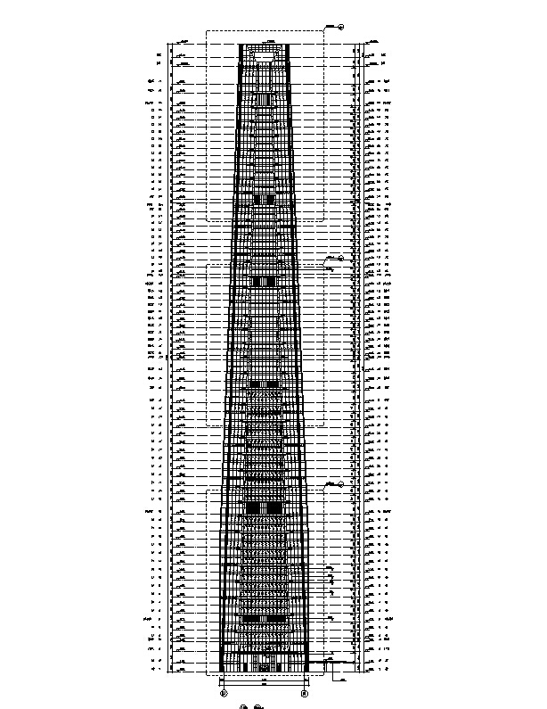 商业办公建筑综合体资料下载-[深圳]300多米超高层地标性商业办公综合体建筑施工图(知名项目）