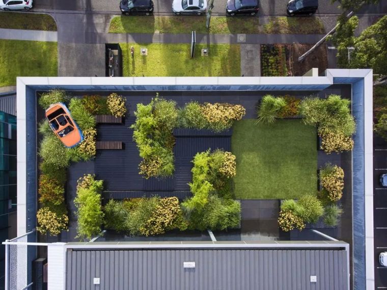 屋顶水池构造详图资料下载-漂浮的花园——屋顶花园设计施工要点及经典案例