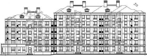 异型建筑设计资料下载-某异型柱框架住宅楼建筑设计方案