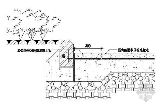 弹石路面资料下载-路面及路缘石形式 6