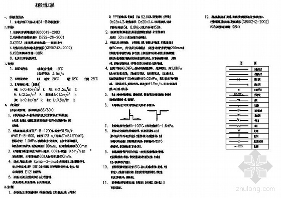 碳素结构钢符号-B资料下载-天津某园林小区B1-B4号楼采暖施工图