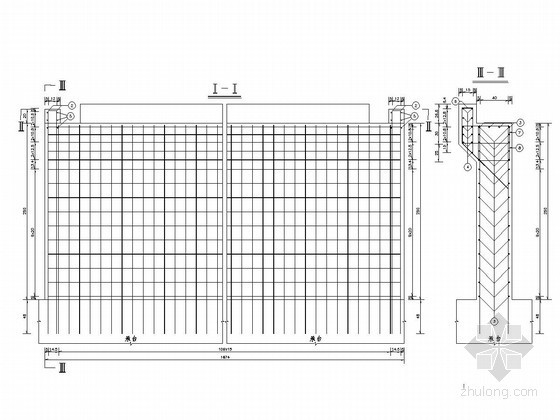 桥梁台身钢筋布置大样图