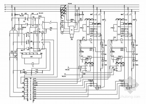 氨泵控制电路图资料下载-多种电动机电气控制系统图