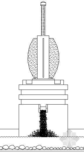 泳池水景池消防泵房大样图资料下载-水景小品大样图