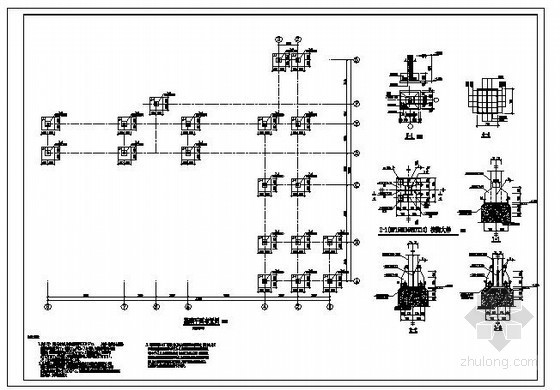 临时钢管棚设计图资料下载-某钢管架结构设计图