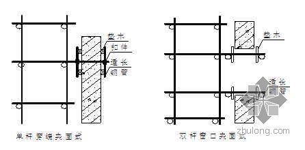 屋面挑檐支撑架资料下载-河北省某高层住宅30米高空悬挑架施工方案
