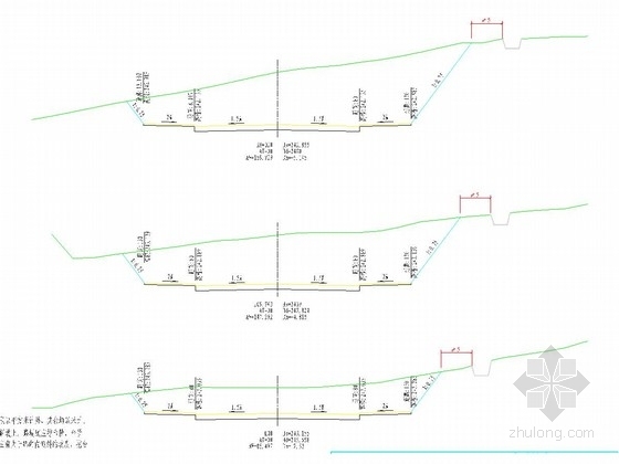 30米道路横断面图资料下载-[重庆]26米城市次干道道路工程施工图设计25张