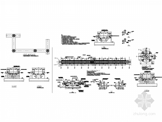 轨道交通综合基地联合检修库结构施工图-移动架车机电缆井、轮对转盘基础