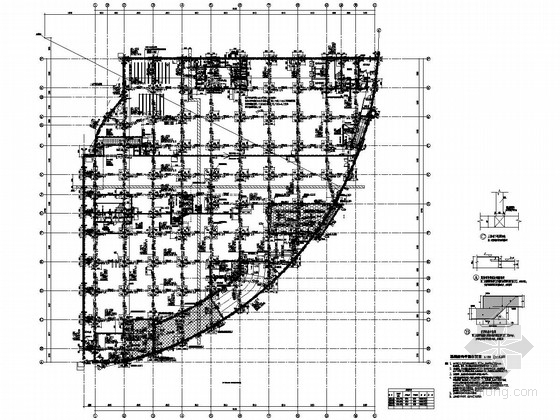 江西小区绿化施工图资料下载-[江西]四层框架结构商业楼结构施工图