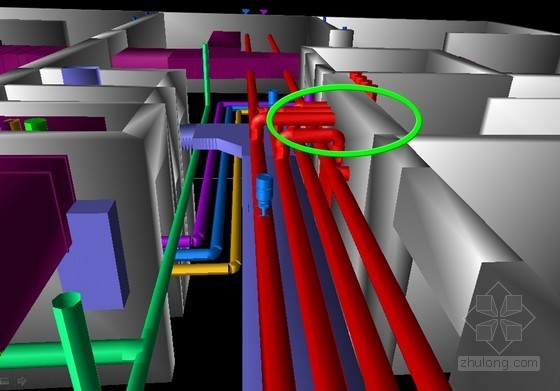 建造阶段BIM技术应用及选择BIM解决方案的关键点（图文结合）-混凝土墙体预留洞口定位 