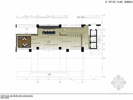 办公空间室内设计CAD资料下载-现代时尚办公空间室内设计装修方案