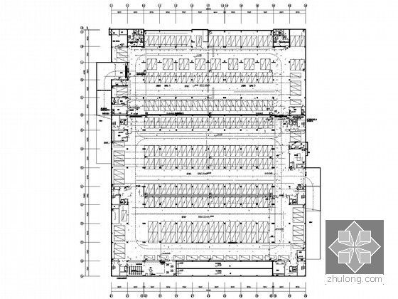 [福建]大型高层仓库强弱电系统施工图-火灾自动报警平面图