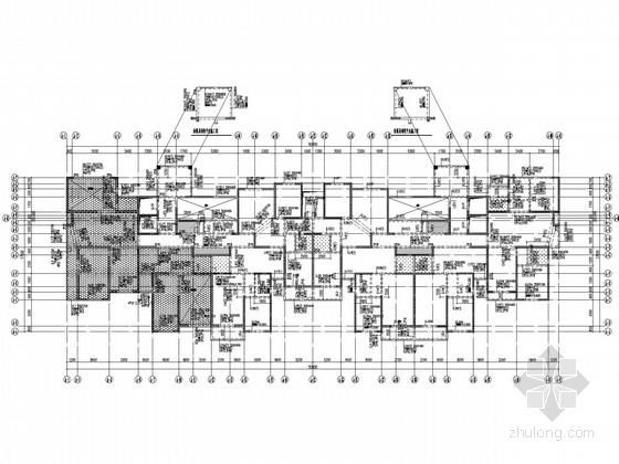 十层住宅建筑资料下载-三十层框剪住宅结构施工图(复合基础)