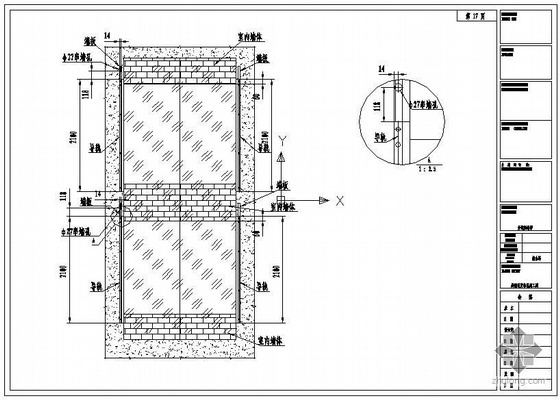 外遮阳设计cad资料下载-某工程项目外遮阳卷帘门施工图