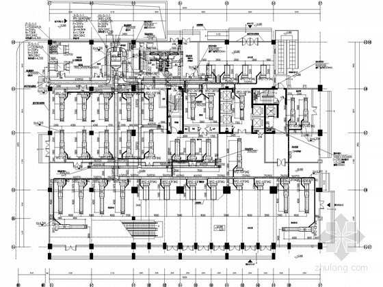 舒适性办公楼资料下载-[浙江]商务办公楼空调通风设计施工图(知名院设计 详图丰富)