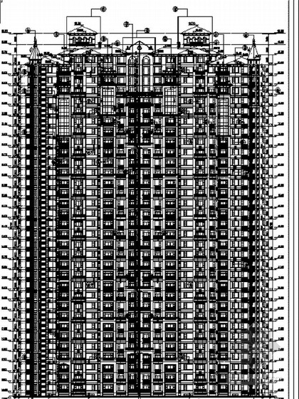 33层住宅结构设计资料下载-某33层剪力墙住宅建筑结构设计图