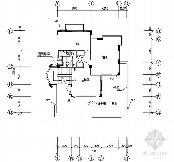 山顶高档别墅CAD图纸资料下载-某高档别墅给排水设计图纸