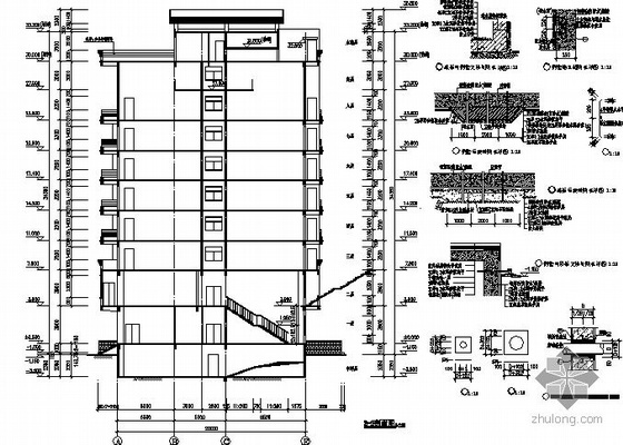 某九层办公楼建筑设计扩初图-2