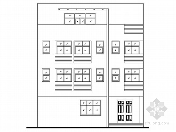 平层设计图纸资料下载-[新农村]3层半400平私人别墅设计图纸（含施工图）