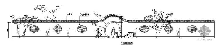 古典中式景墙su模型资料下载-中式古典围墙施工大样