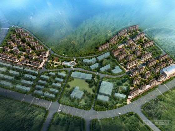 新中式住宅区设计文本资料下载-[福建]新中式风格住宅区概念性规划设计方案文本