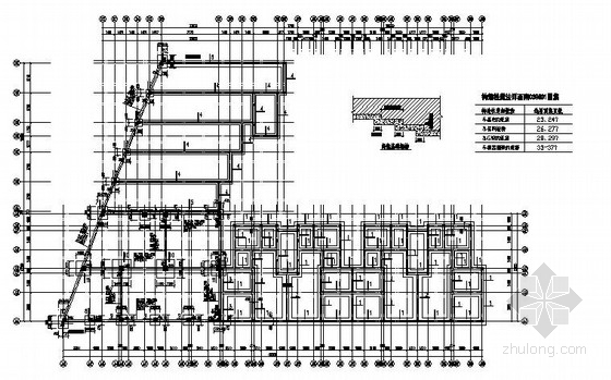 住宅总平su资料下载-六层框架结构住宅结构施工图（坡屋面 平法）