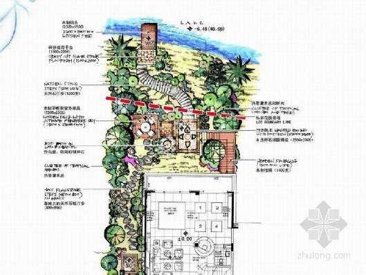 私家庭院设计方案资料下载-[深圳]私家花园景观工程扩初设计方案