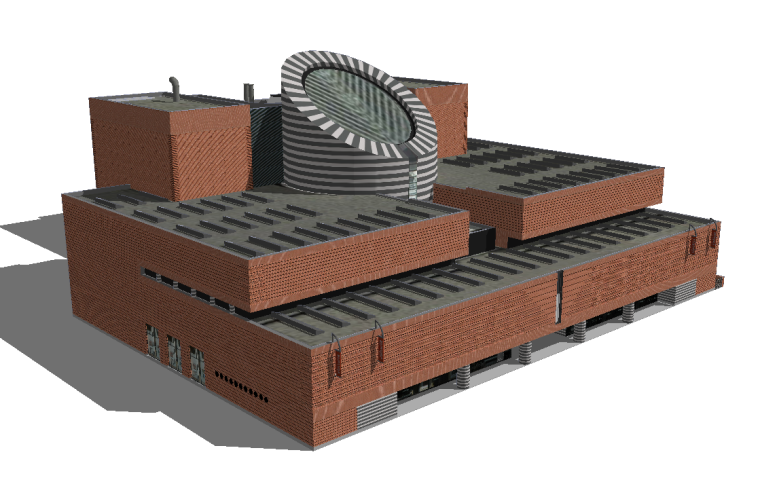 马里奥博塔设计资料下载-建筑设计大师马里奥_博塔SU模型合集（4套作品）