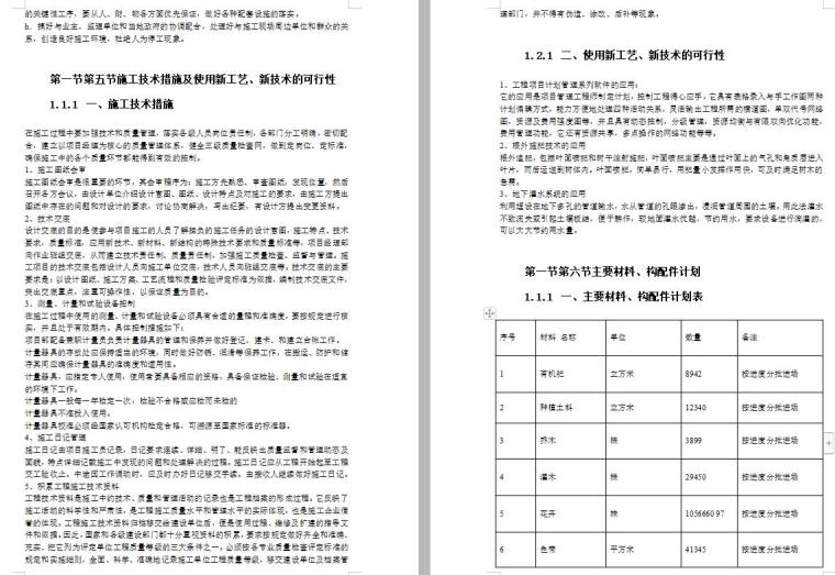 某综合治理景观建设河堤内滩面平台园林绿化工程施工组织设计方案文本（29页）-页面七