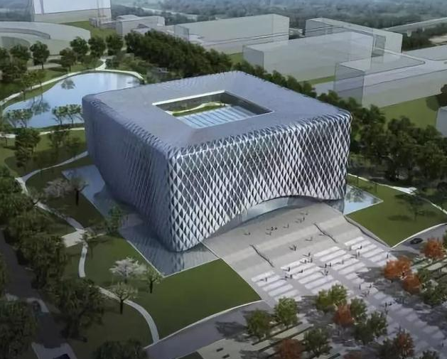 学院图书馆建筑设计资料下载-[北京]建筑工程学院新校区图书馆方案文本