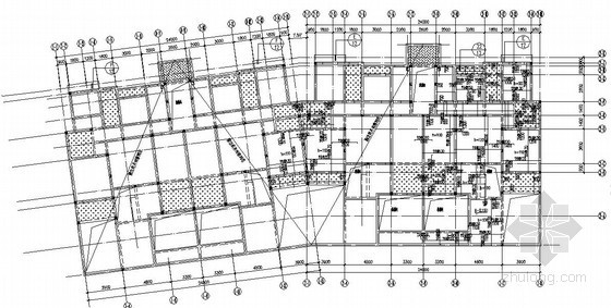 小型筏板基础施工图资料下载-砖混结构住宅结构施工图（六层 筏板基础）