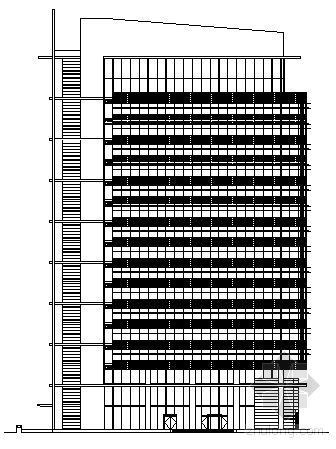 十七层宾馆暖通资料下载-某十七层民生银行建筑方案图