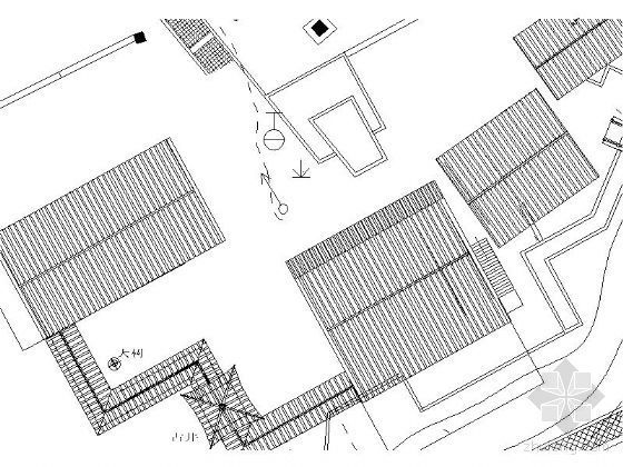 [杭州]某城北体育公园厂房改造建筑方案图-总平面图