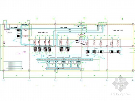 工厂压缩管道资料下载-[河南]工厂车间空调制冷站系统设计施工图