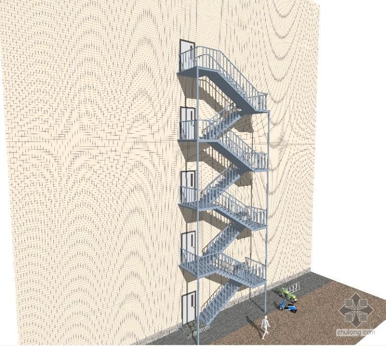 钢结构室外楼梯做法资料下载-室外楼梯