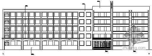 贵州省教学楼建筑施工图纸资料下载-中学教学楼建筑施工图