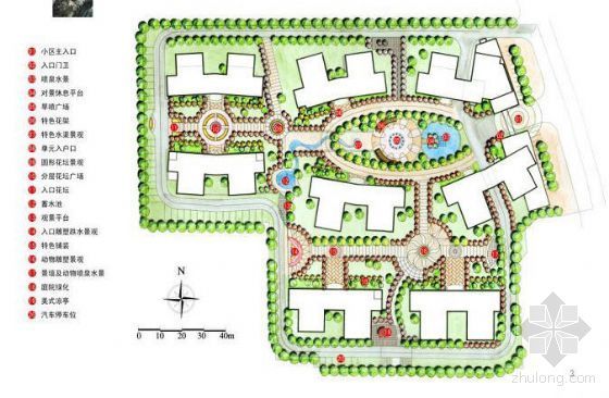 cad小区景观方案资料下载-某小区景观方案设计
