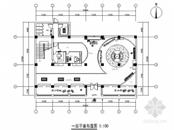 服装专卖店cad立面图资料下载-某阿依莲服装专卖店室内装修图