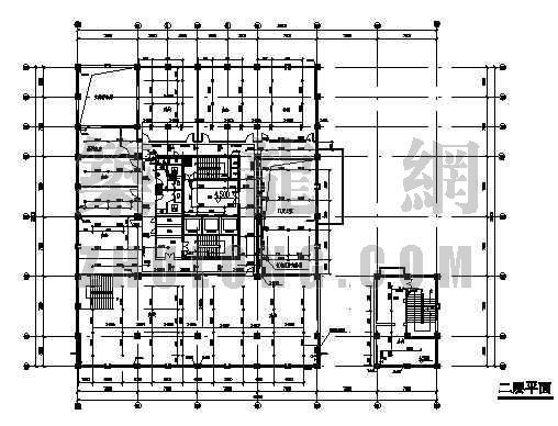 某综合楼一层建筑平面图资料下载-浙江某综合楼给排水平面图