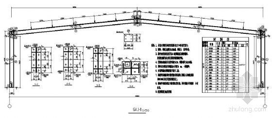 18米铁塔基坑图资料下载-18米跨门架图