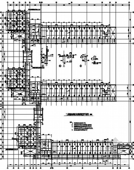 教学楼地基施工图桩基础资料下载-[南昌]框架中学教学楼结构施工图（五层 桩基础）