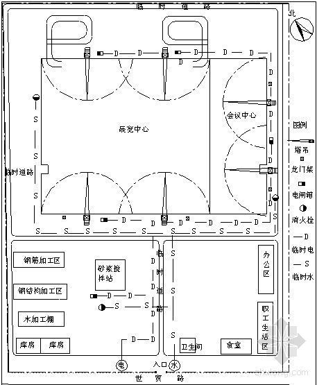 烟台会展中心施工图资料下载-烟台某会展中心施工组织设计（创鲁班奖）